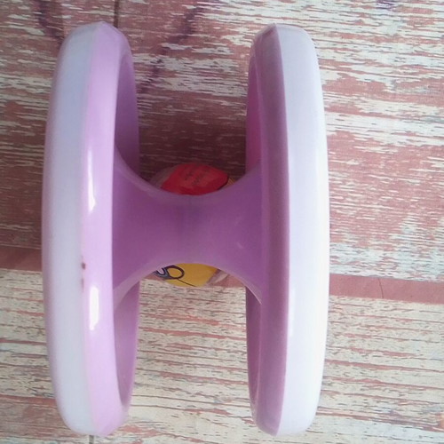 Cat toy with moving ball used