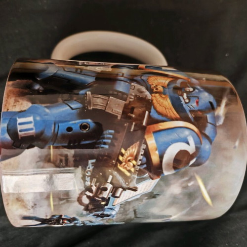 Warhammer 40k Ultramarine ceramic mug like new