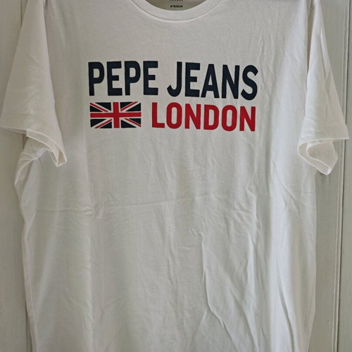 Pepe Jeans London men's t-shirt white, like new, size M