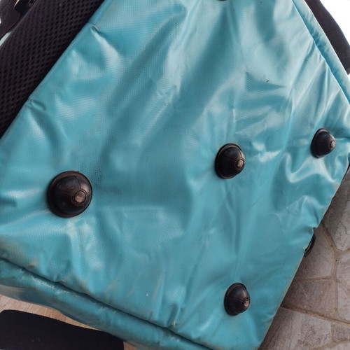 Wolt Delivery Large Box like new with strap for motorcycle