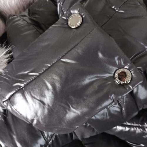 Barbour Platinum Mercury long puffer coat new, size 12, black