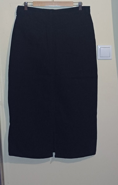 jean skirt h&m large