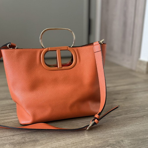Twinset orange women's shoulder bag