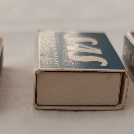 SAS Scandinavian Airlines vintage matchbox set of 3 used from 1960s