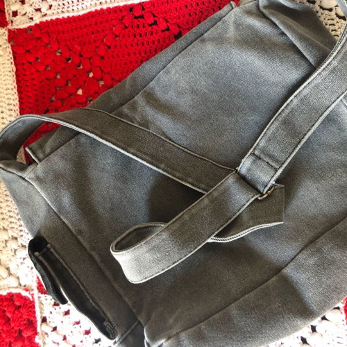 Assassin Creed denim crossbody bag used