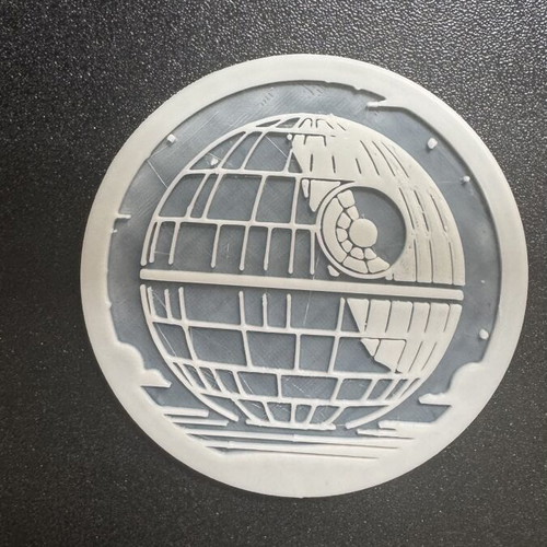 Star Wars Coasters 3D printed with PLA and anti-slip pads