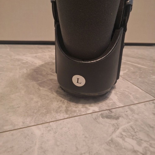 Ankle brace boot like new, size L with inflatable cushions