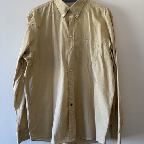 The Bostonians men's dress shirt XL, mustard yellow check