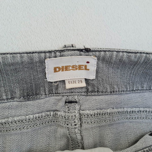 Diesel Jeans women's mini denim skirt size 29 / M, grey, stretch