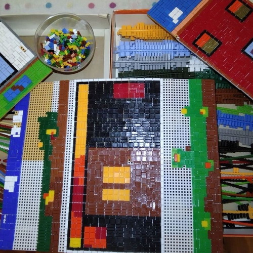 Sik N 131 Mosaic Vintage Toy like new, 40x33.5cm