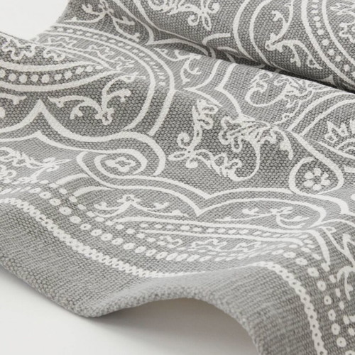 H&M Home Set of Two 100% Cotton Rugs 140x200 Gray White Used