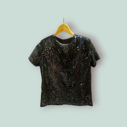 Evening blouse like new, size S, black with sequins