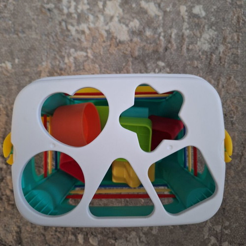 Bucket Shape Sorter set used, 8 blocks with all shapes