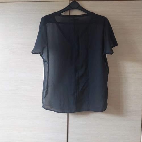 Amisu women's top used, black and white, size Small