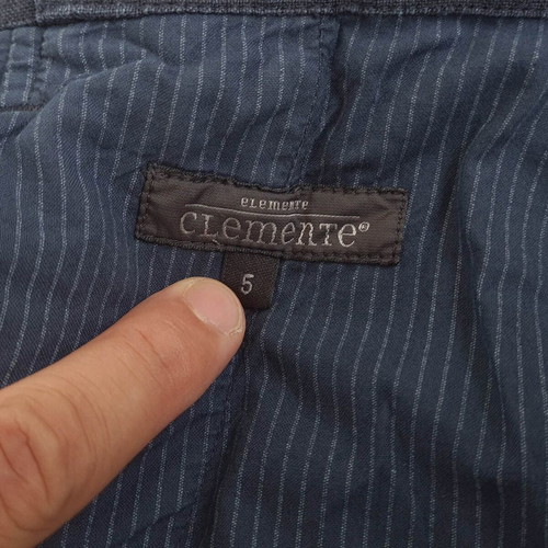 Elemente Clemente women's linen pants size 5 / 3XL / 4XL / W42 L22, blue