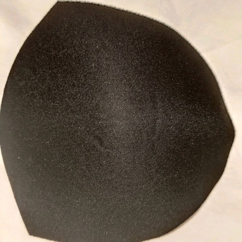 Fabric triangular fillers for bras, tops and swimsuits new, black and white