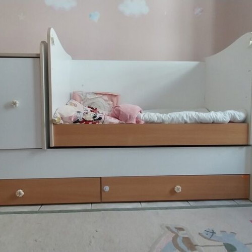 Multifunctional baby cot used for infants and toddlers