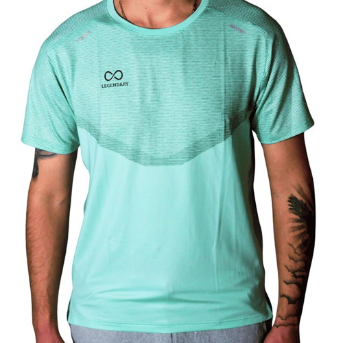 Legendary turquoise coral athletic T-shirt, L size