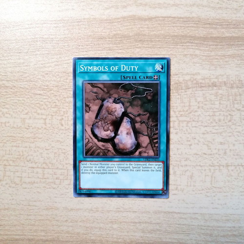 Yu-Gi-Oh! Symbols of Duty Spell Card Near Mint