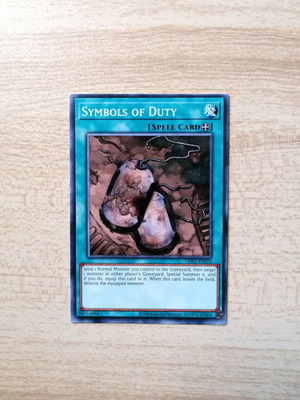 Yu-Gi-Oh! Symbols of Duty Spell Card Near Mint