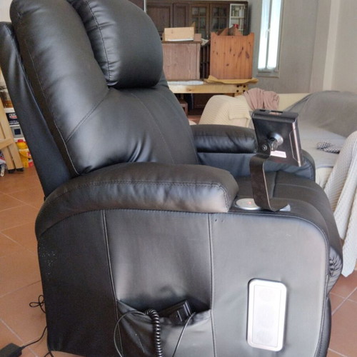 Electric recliner armchair with massage like new