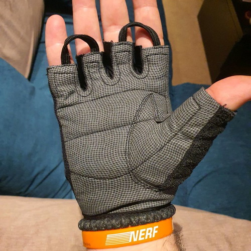 Gym gloves used
