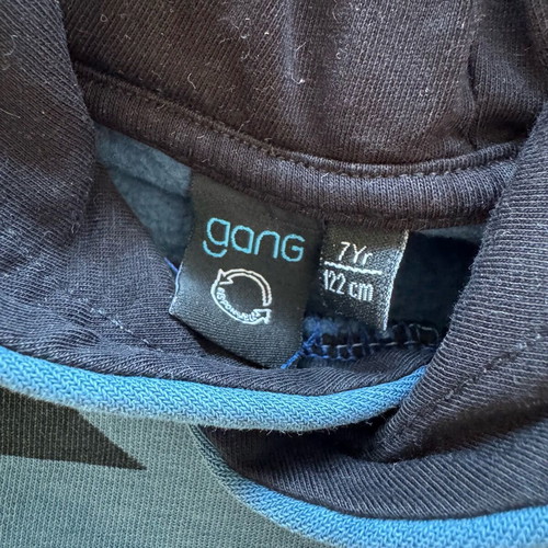Gang blue kids tracksuit set used for 7 years old