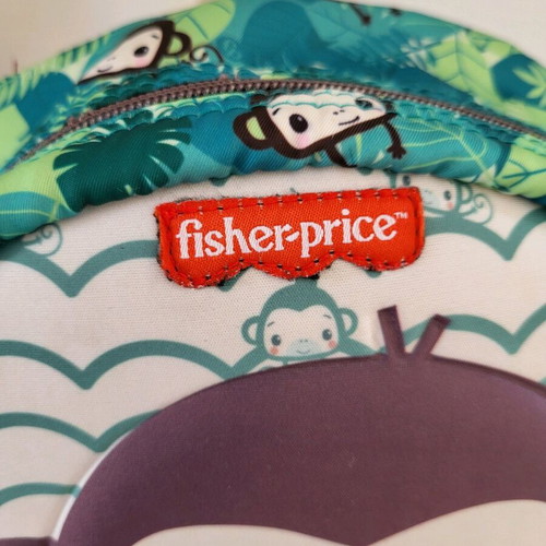 Fisher Price kindergarten backpack with monkey design and lunchbox gift