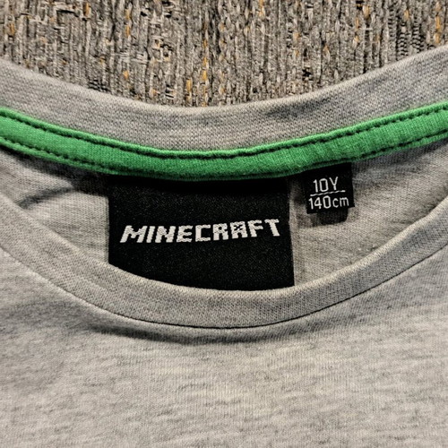 Minecraft pajamas for 9-10 years, thin, spring and autumn, like new