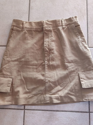 Cargo mini skirt beige Tally Weijl like new, size 40