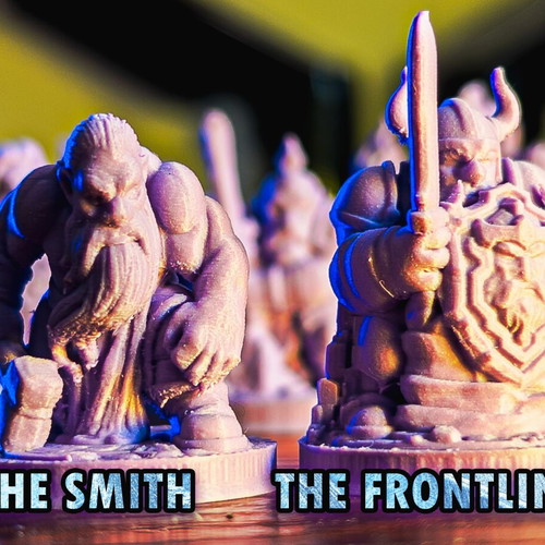 Legendary Dwarf Miniatures pack of 10 new for DND