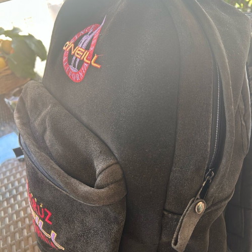 O’Neill black suede backpack used