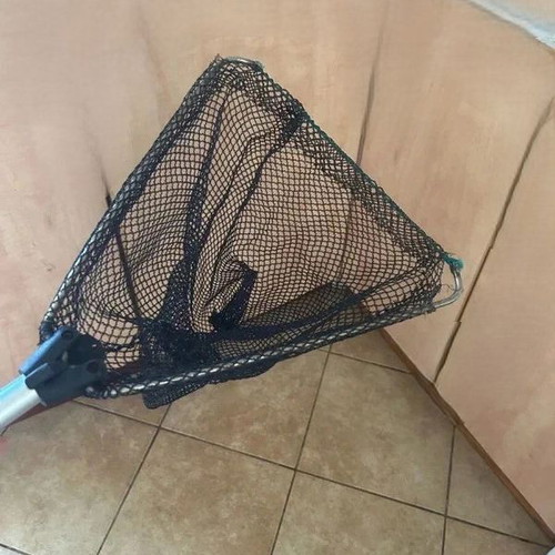 Aluminum Telescopic Fishing Net Like New, Metal Handle 1.40m