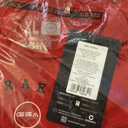 Olympiacos BC Tech GSA XL Training Shirt and 100 Years Collectible Cap new authentic