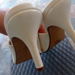 Alta Moda white mules size 40 like new