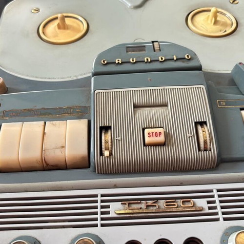 Grundig Tonbandkoffer TK 60 vintage reel-to-reel tape recorder used