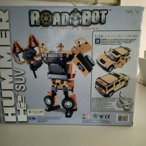 Roadbot Hummer remote control with transformation new