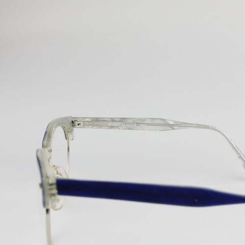 Robert la Roche vintage 80s eyeglasses new, blue and white
