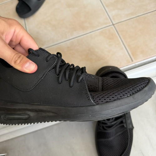 Jordan athletic shoes, black, size 44.5