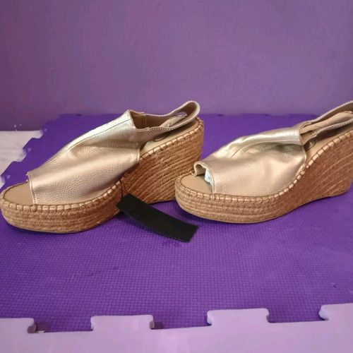 Replay platform shoes new, unused, gold-silver, size 41