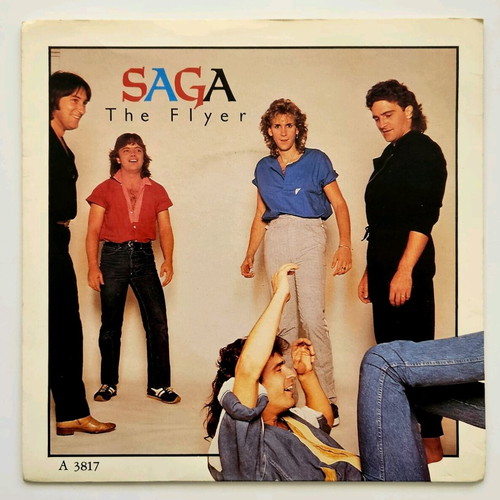 Saga The Flyer 7" vinyl single like new, UK pressing