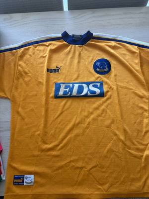 Vintage φανέλα Derby County 1999-01 Away Puma μεταχειρισμένη γνήσια