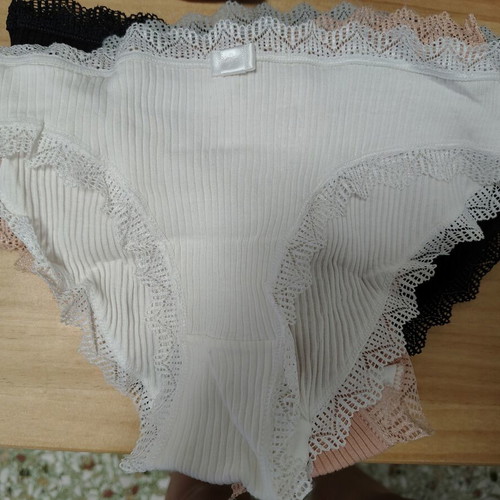 Shein cotton and lace underwear set, 4 pieces, various colors