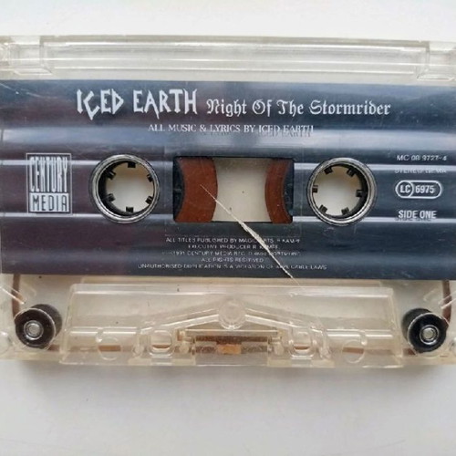 Iced Earth Night of the Stormrider cassette used 1991