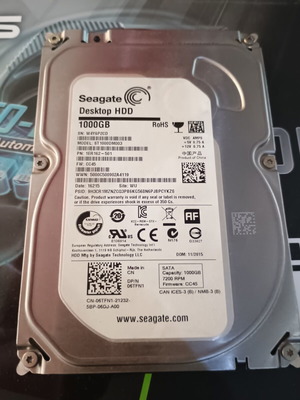 Seagate 1TB HDD used, excellent health and performance