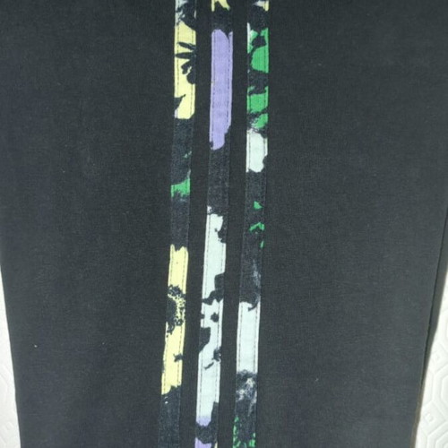 Adidas women's long leggings with multicolor stripes like new