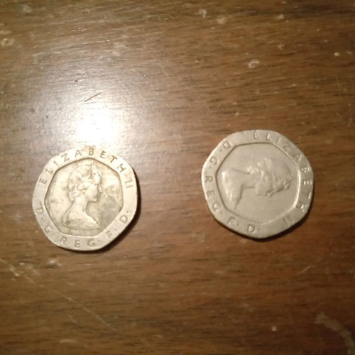 Lot of thirty English coins