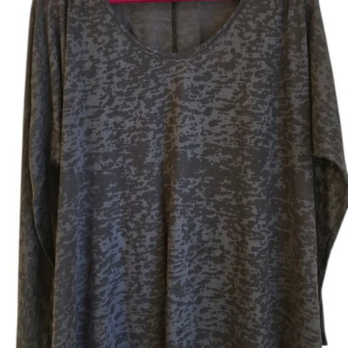 Pepperose blouse grey semi-transparent new, loose fit