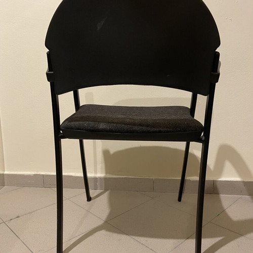 Office chair used with armrests and fabric seat