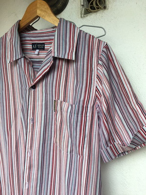 Armani Jeans Vintage Linen Cotton Shirt L Like New